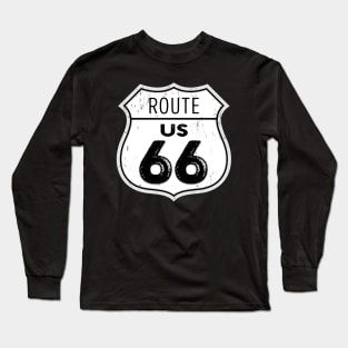 Route 66 Vintage Sign Long Sleeve T-Shirt